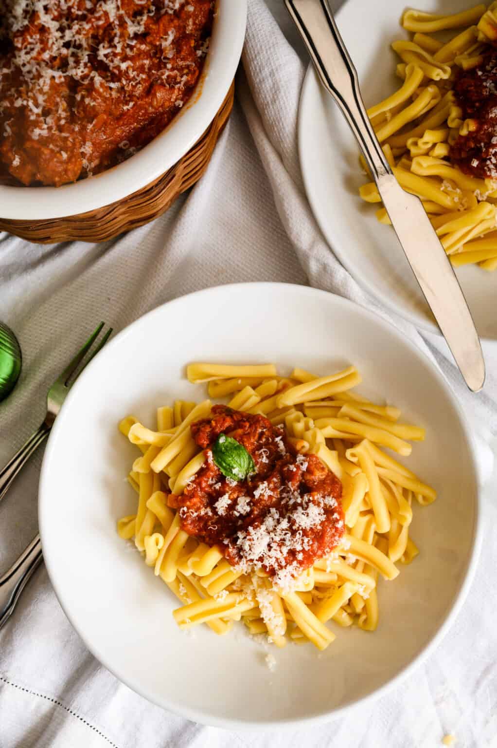 Red Pasta Sauce with San Marzano Tomatoes | Josie + Nina