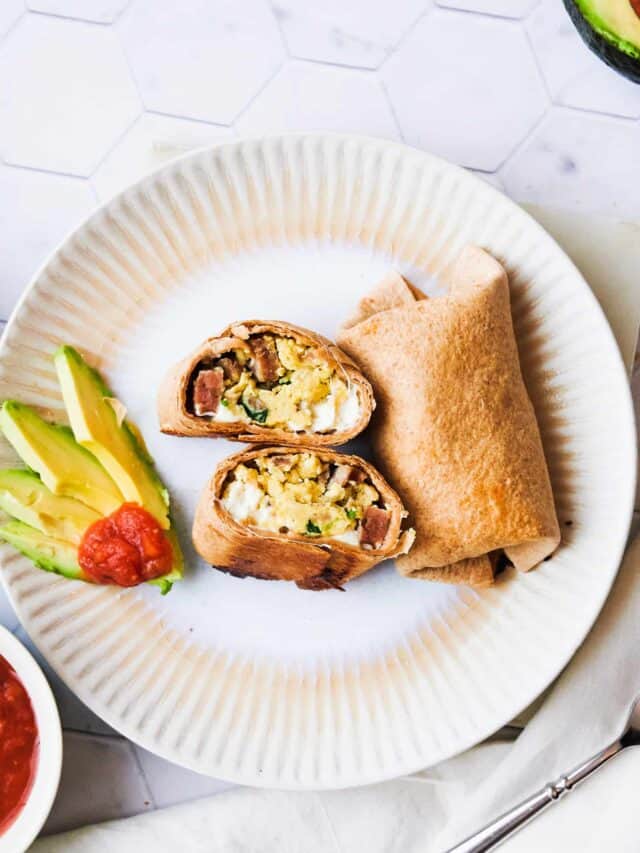 How to Make A Breakfast Burrito Josie + Nina