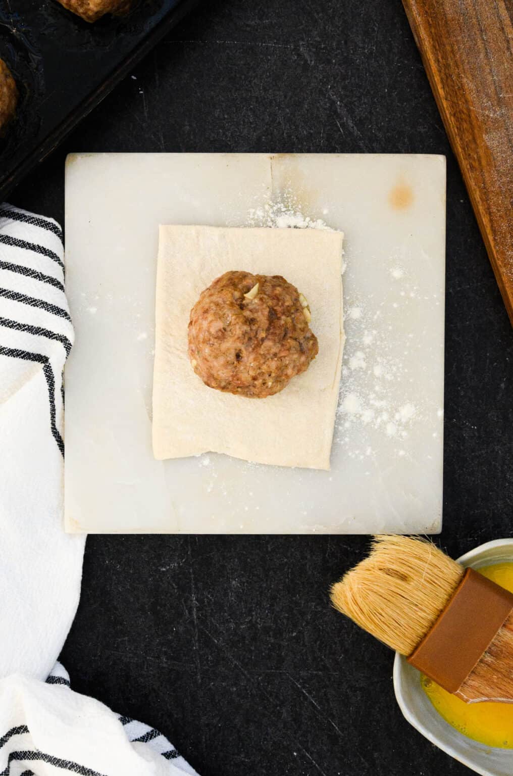 Cheesy Meatball Bombs Josie + Nina