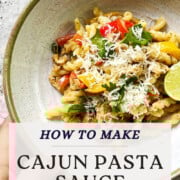 Pinterest Cajun Alfredo image