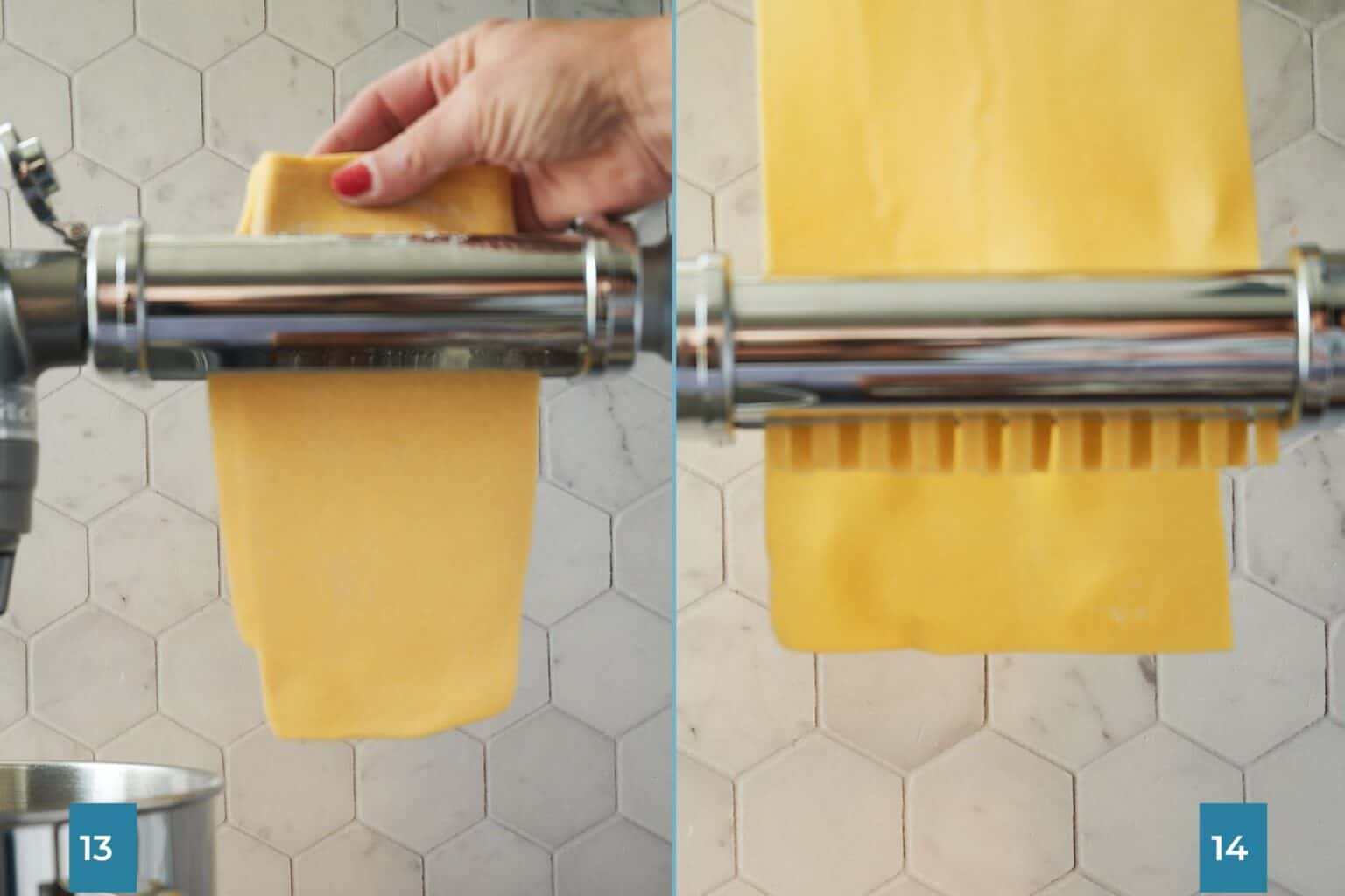 Al Dente Homemade Pasta Recipe (by hand and with pasta attachment