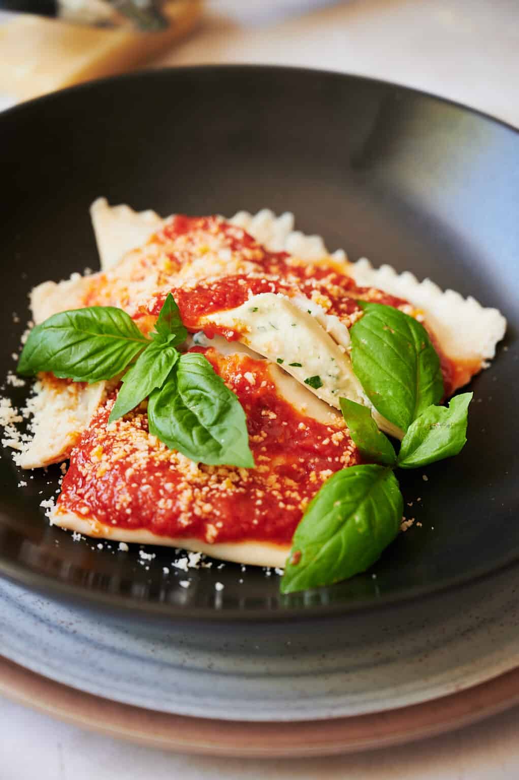 Whole Milk Ricotta Cheese Ravioli Filling (no egg) | Josie + Nina
