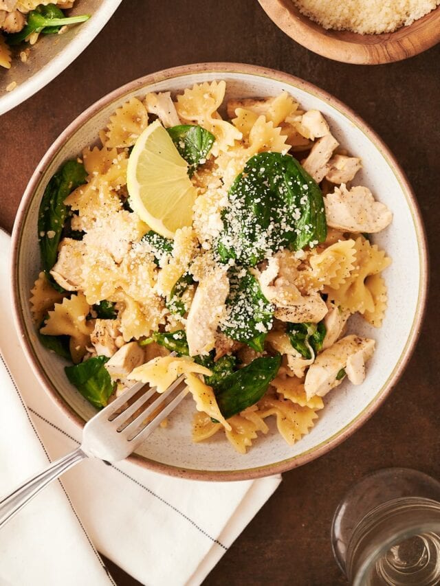 30 Minute Lemon Chicken Pasta Dinner Josie + Nina