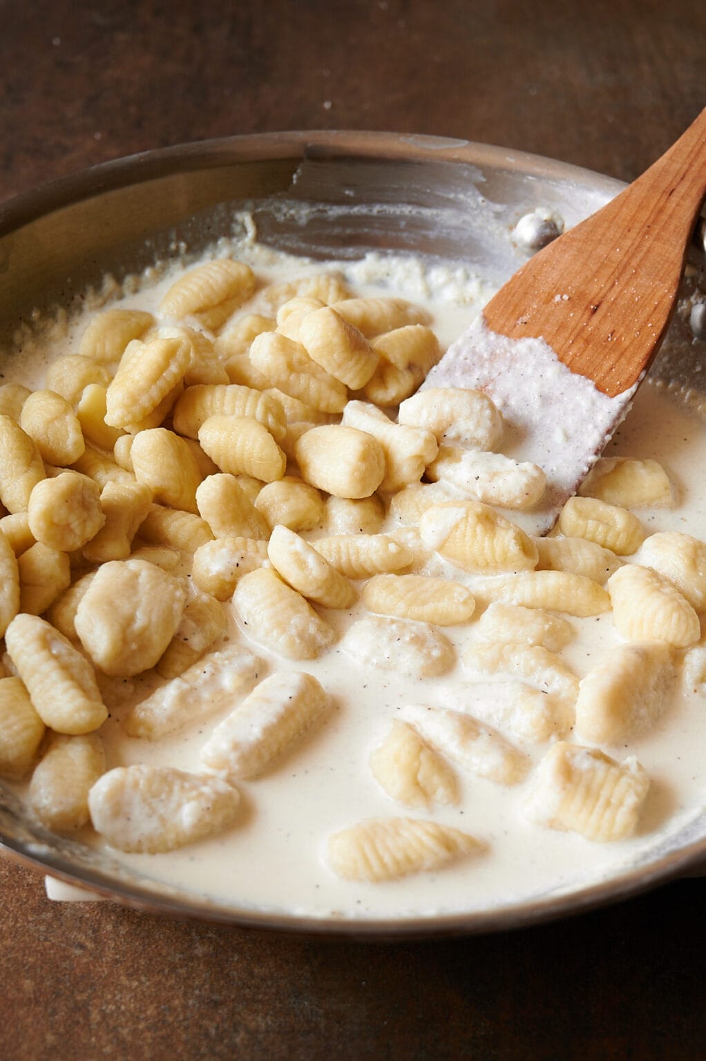 Creamy Gnocchi Alfredo Josie + Nina