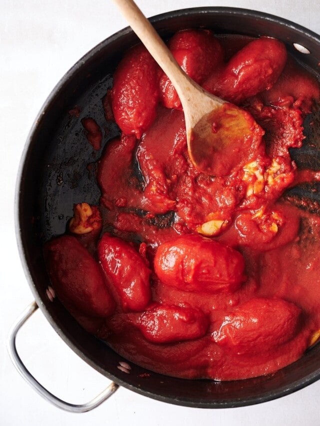 How to Make Tomato Sauce from Canned Tomatoes Josie + Nina