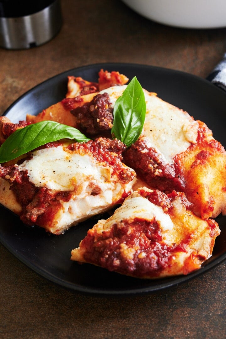 Baked Ground Beef and Ricotta Crepe Manicotti (Crespelle) | Josie + Nina