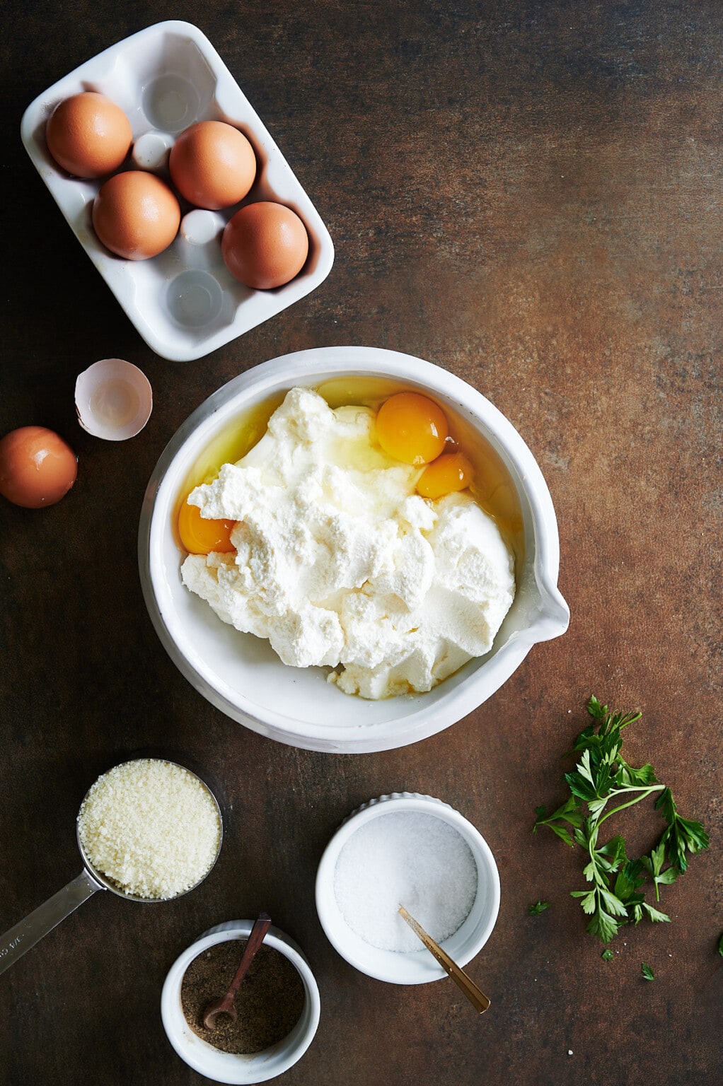 Baked Ground Beef and Ricotta Crepe Manicotti (Crespelle) | Josie + Nina