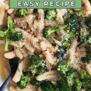 Cavatelli and broccoli pinterest
