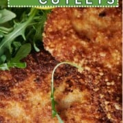 Pinterest image for chicken cutlets