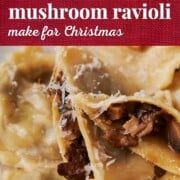 Pinterest mushroom ravioli image