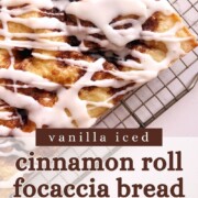 Pinterest cinnamon roll focaccia